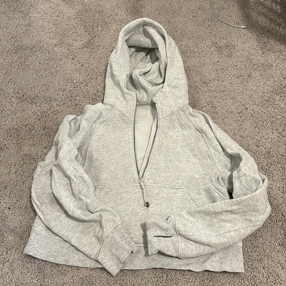 Lululemon gray scuba hoodie - Picture 2 of 3